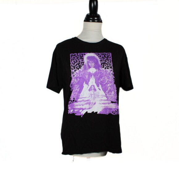 2010 Labyrinth Movie Tee David Bowie & Jennifer Connelly Rock Me Apparel Large - Picture 1 of 6
